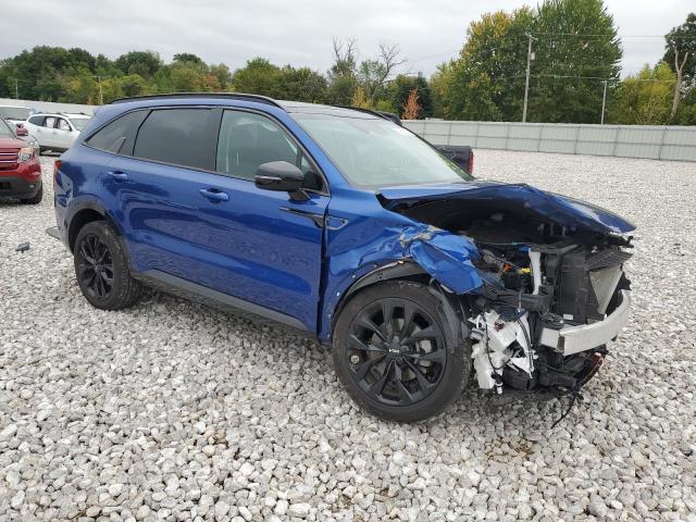 5XYRKDLF7NG133140 - 2022 KIA SORENTO SX BLUE photo 4