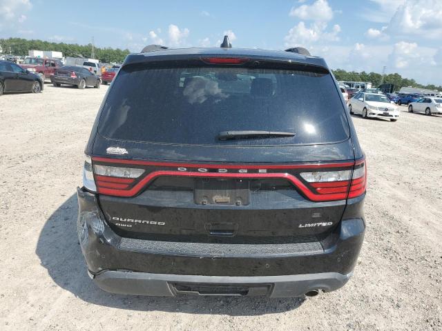 1C4RDJDG3GC477202 - 2016 DODGE DURANGO LIMITED BLACK photo 6