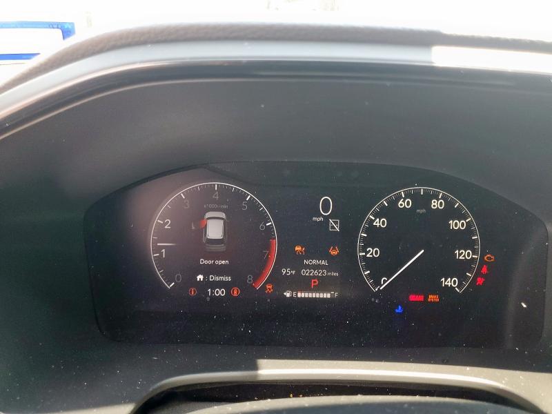 7FARS3H78PE007623 - 2023 HONDA CR-V EXL WHITE photo 9