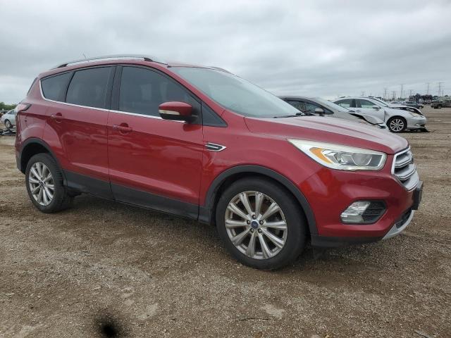 1FMCU0JD8HUC76753 - 2017 FORD ESCAPE TITANIUM წითელი ფოტო 4