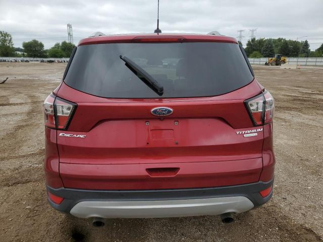 1FMCU0JD8HUC76753 - 2017 FORD ESCAPE TITANIUM წითელი ფოტო 6