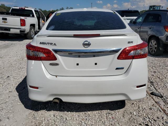 3N1AB7AP6DL718733 - 2013 NISSAN SENTRA S WHITE photo 6