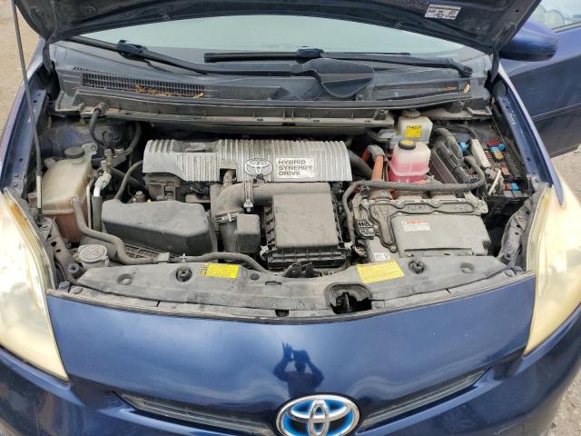 JTDKN3DU9C1523105 - 2012 TOYOTA PRIUS BLUE photo 11