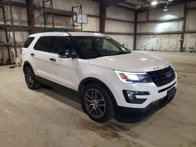 1FM5K8GT9GGB16390 - 2016 FORD EXPLORER SPORT WHITE photo 4