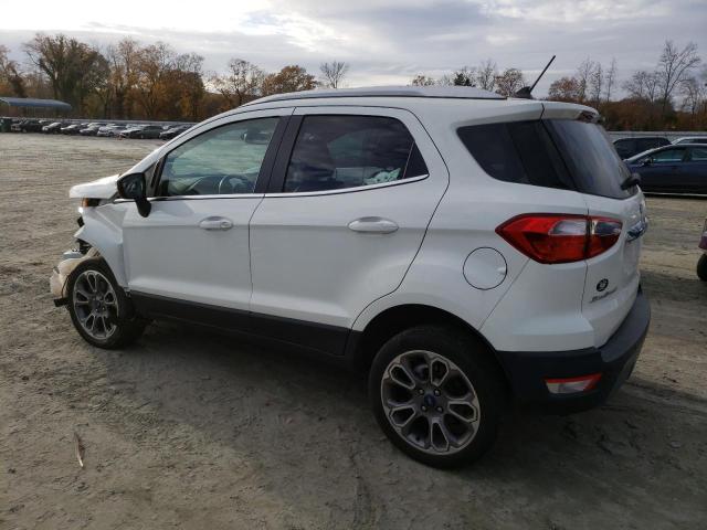 MAJ6S3KL7KC272632 - 2019 FORD ECOSPORT TITANIUM WHITE photo 2