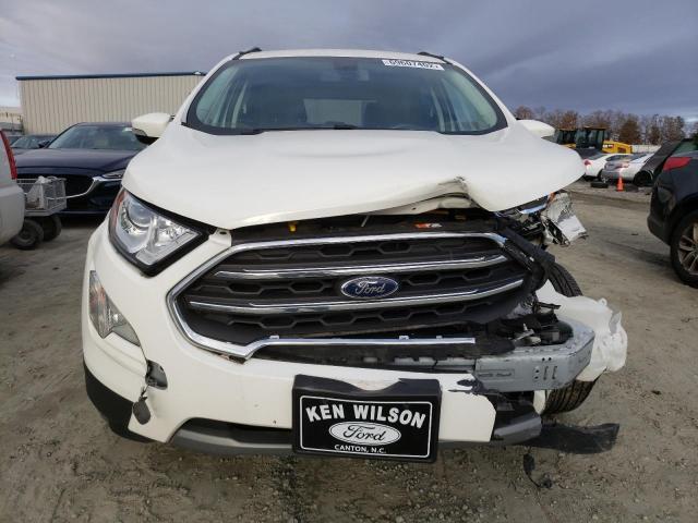 MAJ6S3KL7KC272632 - 2019 FORD ECOSPORT TITANIUM WHITE photo 5