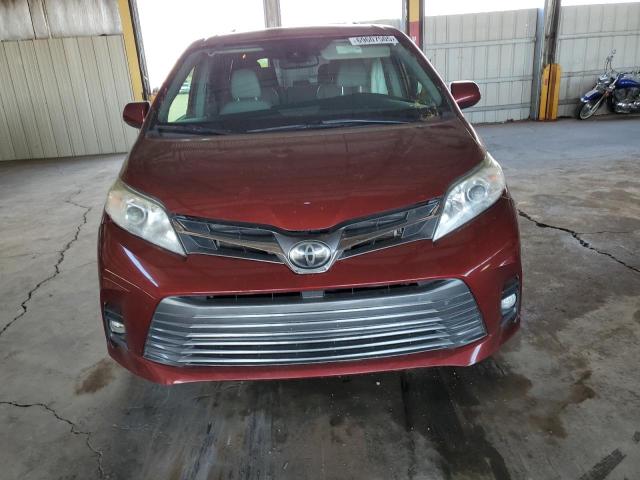 5TDDZ3DC5KS221848 - 2019 TOYOTA SIENNA XLE Burgund zdjęcie 5