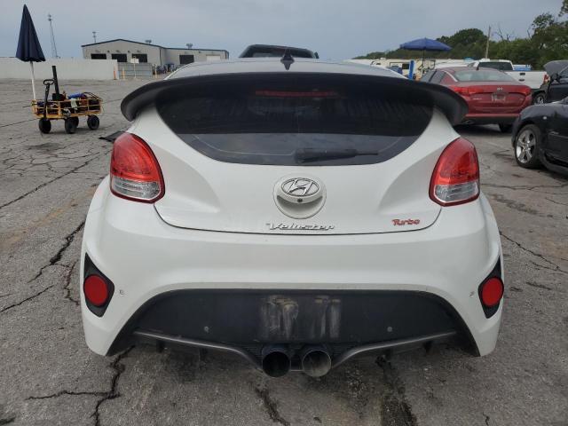 KMHTC6AE7GU275848 - 2016 HYUNDAI VELOSTER TURBO WHITE photo 6
