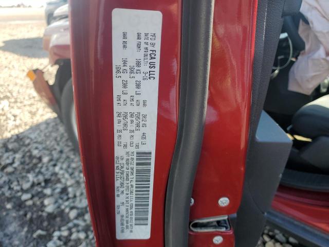 1C4NJPBA1GD710643 - 2016 JEEP PATRIOT SPORT წითელი ფოტო 12