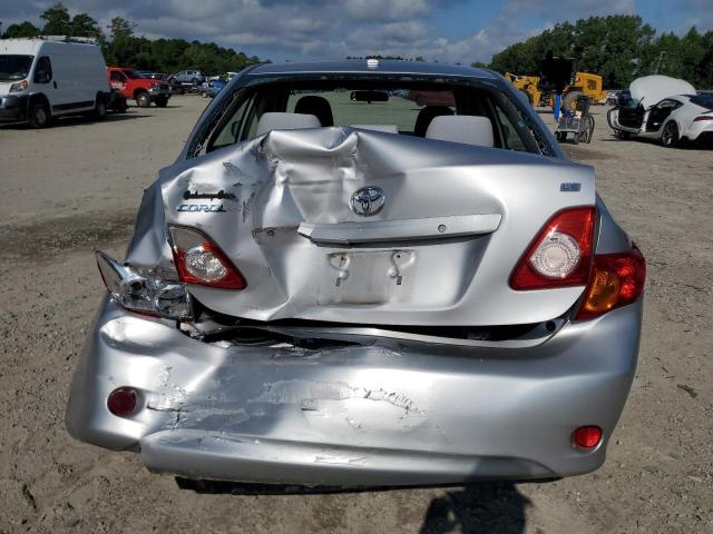 2T1BU4EE2AC366851 - 2010 TOYOTA COROLLA BASE Argent photo 6