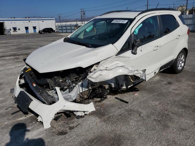 MAJ3S2GE1KC251931 - 2019 FORD ECOSPORT SE WHITE photo 1
