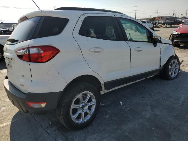 MAJ3S2GE1KC251931 - 2019 FORD ECOSPORT SE WHITE photo 3