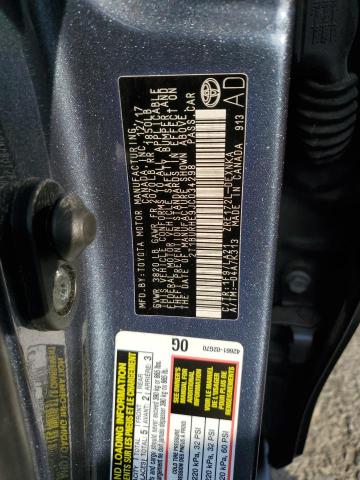 2T1BURHE9JC034298 - 2018 TOYOTA COROLLA L ნაცრისფერი ფოტო 13