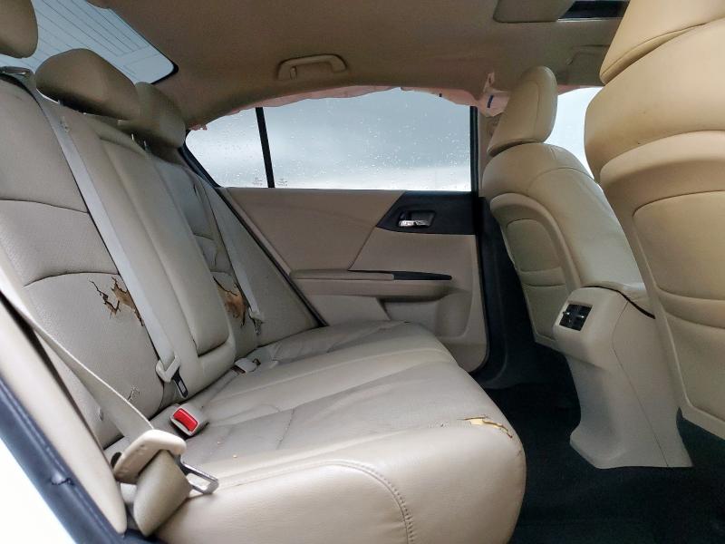 1HGCR2F80EA092337 - 2014 HONDA ACCORD EXL თეთრი ფოტო 10