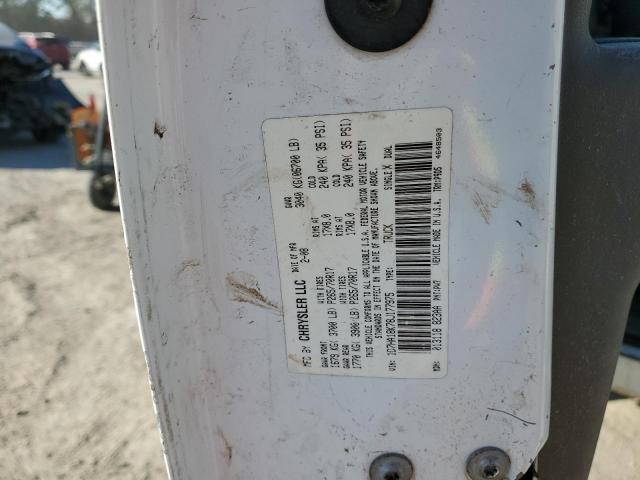 1D7HA18K78J177975 - 2008 DODGE RAM 1500 ST WHITE photo 12