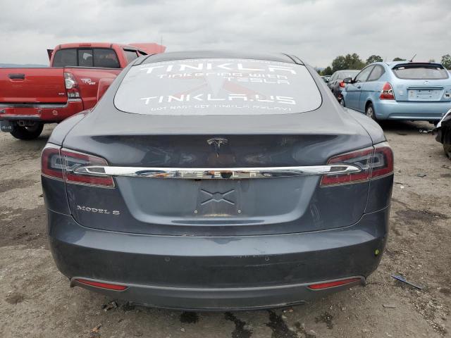 5YJSA1S13EFP52303 - 2014 TESLA MODEL S Մոխրագույն լուսանկար 6