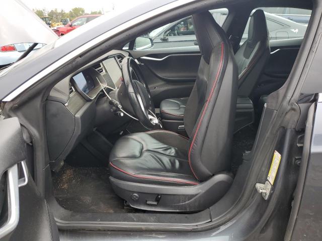 5YJSA1S13EFP52303 - 2014 TESLA MODEL S Մոխրագույն լուսանկար 7