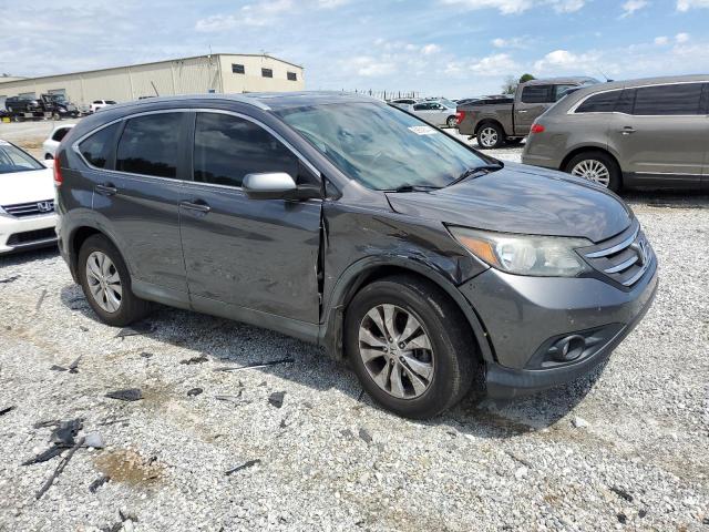 2HKRM3H7XEH514530 - 2014 HONDA CR-V EXL GRAY photo 4