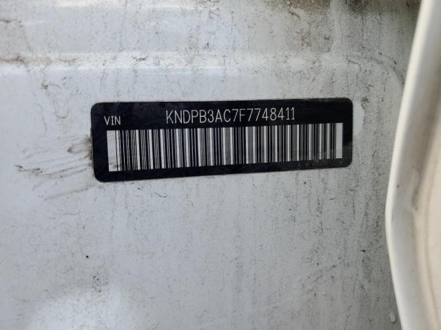 KNDPB3AC7F7748411 - 2015 KIA SPORTAGE LX WHITE photo 14