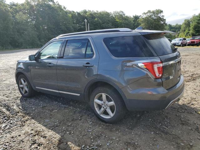 1FM5K8D83GGB08057 - 2016 FORD EXPLORER XLT GRAY photo 2