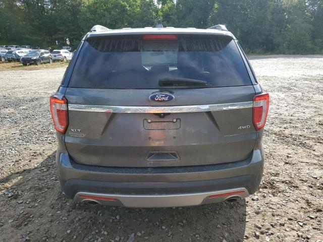 1FM5K8D83GGB08057 - 2016 FORD EXPLORER XLT GRAY photo 6