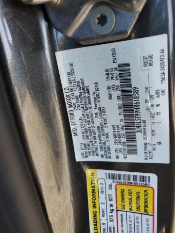 3LN6L5E99HR618589 - 2017 LINCOLN MKZ RESERVE ნაცრისფერი ფოტო 12