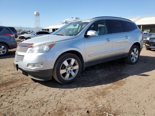 1GNKVLED1BJ391011 - 2011 CHEVROLET TRAVERSE LTZ SILVER photo 1