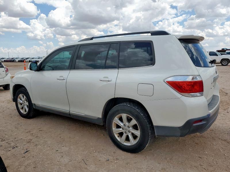 5TDZK3EH6BS044005 - 2011 TOYOTA HIGHLANDER BASE Blanco foto 2