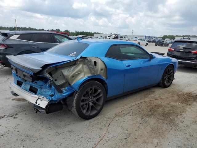 2C3CDZFJ6PH689204 - 2023 DODGE CHALLENGER R/T SCAT PACK BLUE photo 3