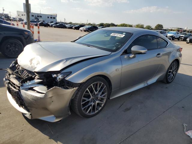 JTHHE5BC6H5016970 - 2017 LEXUS RC 350 GRAY photo 1