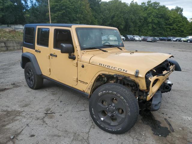 1C4HJWFG6EL246595 - 2014 JEEP WRANGLER RUBICON TAN photo 4