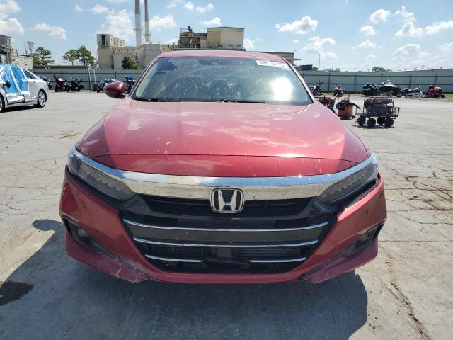 1HGCV1F58NA041339 - 2022 HONDA ACCORD EXL RED photo 5