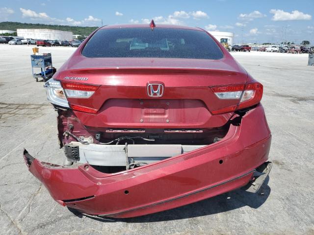 1HGCV1F58NA041339 - 2022 HONDA ACCORD EXL RED photo 6