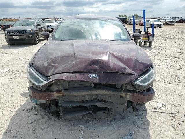 3FA6P0SU8HR191352 - 2017 FORD FUSION TITANIUM PHEV BURGUNDY photo 5