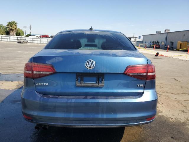 3VW167AJ3GM390907 - 2016 VOLKSWAGEN JETTA S BLUE photo 6