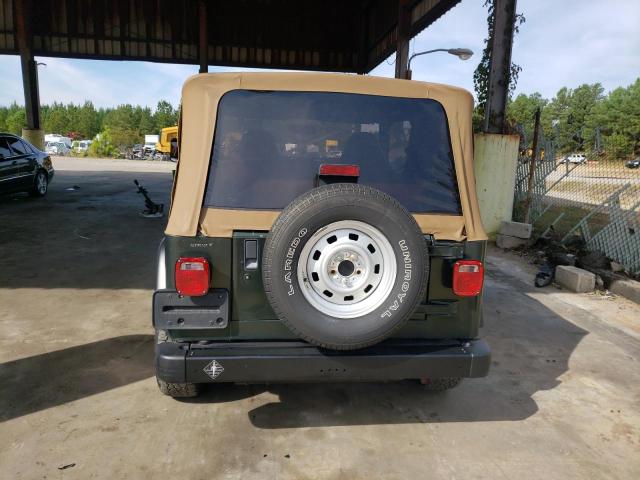 1J4FY29PXVP450505 - 1997 JEEP WRANGLER / SE GREEN photo 6