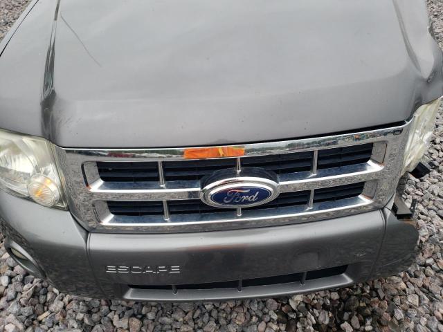 1FMCU0D70CKB01519 - 2012 FORD ESCAPE XLT Gris photo 11