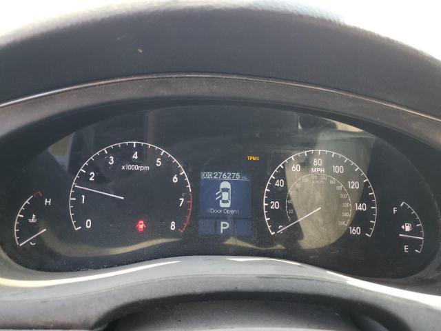 KMHGC46E29U057933 - 2009 HYUNDAI GENESIS 3.8L WHITE photo 9