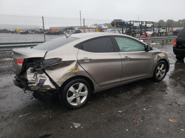 5NPDH4AE0CH073100 - 2012 HYUNDAI ELANTRA GLS TAN photo 3