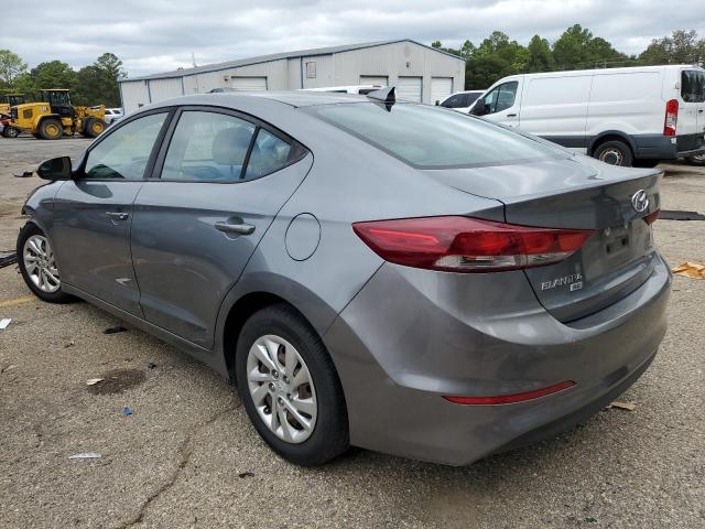 KMHD74LF5HU084272 - 2017 HYUNDAI ELANTRA SE GRAY photo 2