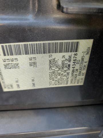 1N4AL2AP6BN434678 - 2011 NISSAN ALTIMA BASE ნაცრისფერი ფოტო 12