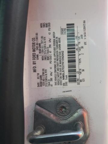 NM0LS7E27K1392642 - 2019 FORD TRANSIT CONNECT XL Beyaz fotoğraf 13