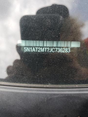 5N1AT2MT2JC736283 - 2018 NISSAN ROGUE S შავი ფოტო 13