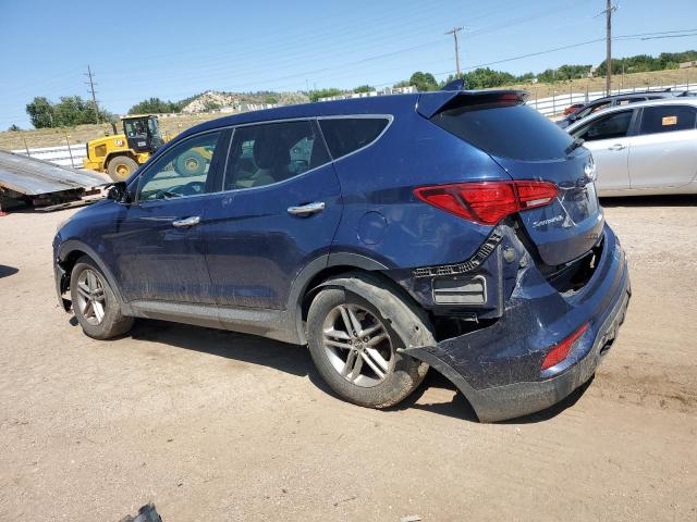 5XYZT3LB9HG497875 - 2017 HYUNDAI SANTA FE S BLUE photo 2