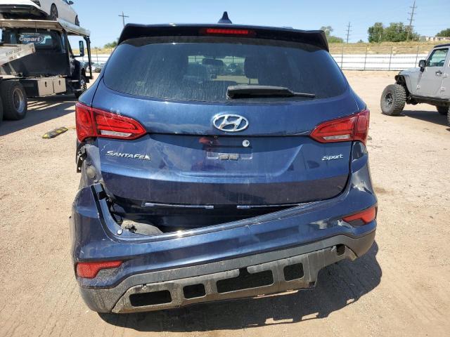 5XYZT3LB9HG497875 - 2017 HYUNDAI SANTA FE S BLUE photo 6