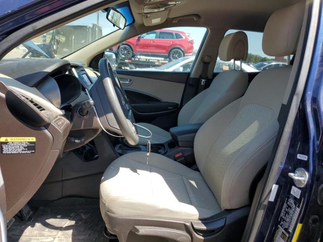 5XYZT3LB9HG497875 - 2017 HYUNDAI SANTA FE S BLUE photo 7