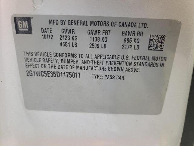 2G1WC5E35D1175011 - 2013 CHEVROLET IMPALA LTZ SILVER photo 13