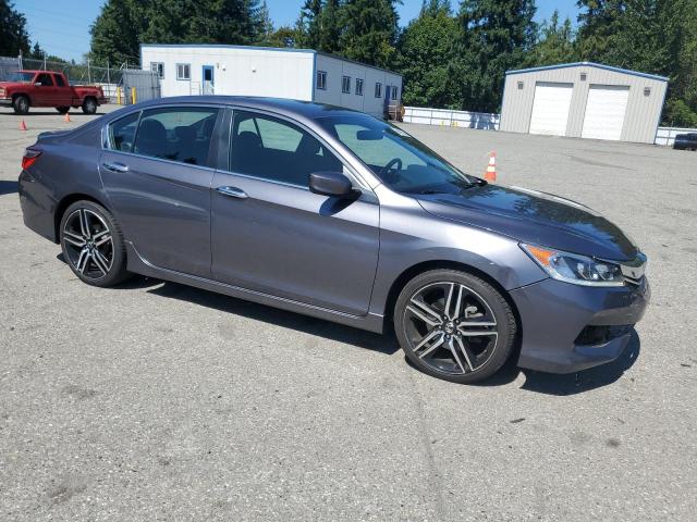 1HGCR2F56HA171473 - 2017 HONDA ACCORD SPORT ნაცრისფერი ფოტო 4