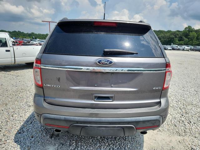 1FM5K8F83DGB90087 - 2013 FORD EXPLORER LIMITED GRAY photo 6