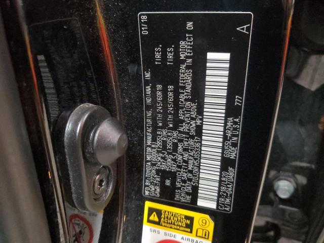 5TDJZRFH5JS533617 - 2018 TOYOTA HIGHLANDER SE Qara foto 12